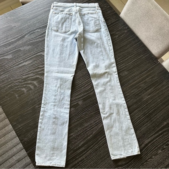 Abercrombie & Fitch The Skinny High Rise 90s Split Hem Denim Jean, 29/8 Long - Picture 4 of 12